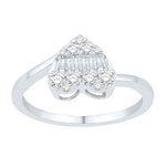 14 Karat Rose Gold 0.38 Carat Diamonds Heart Ladies Ring-0232363-RG - Picasso Gold & Diamond Jewelry