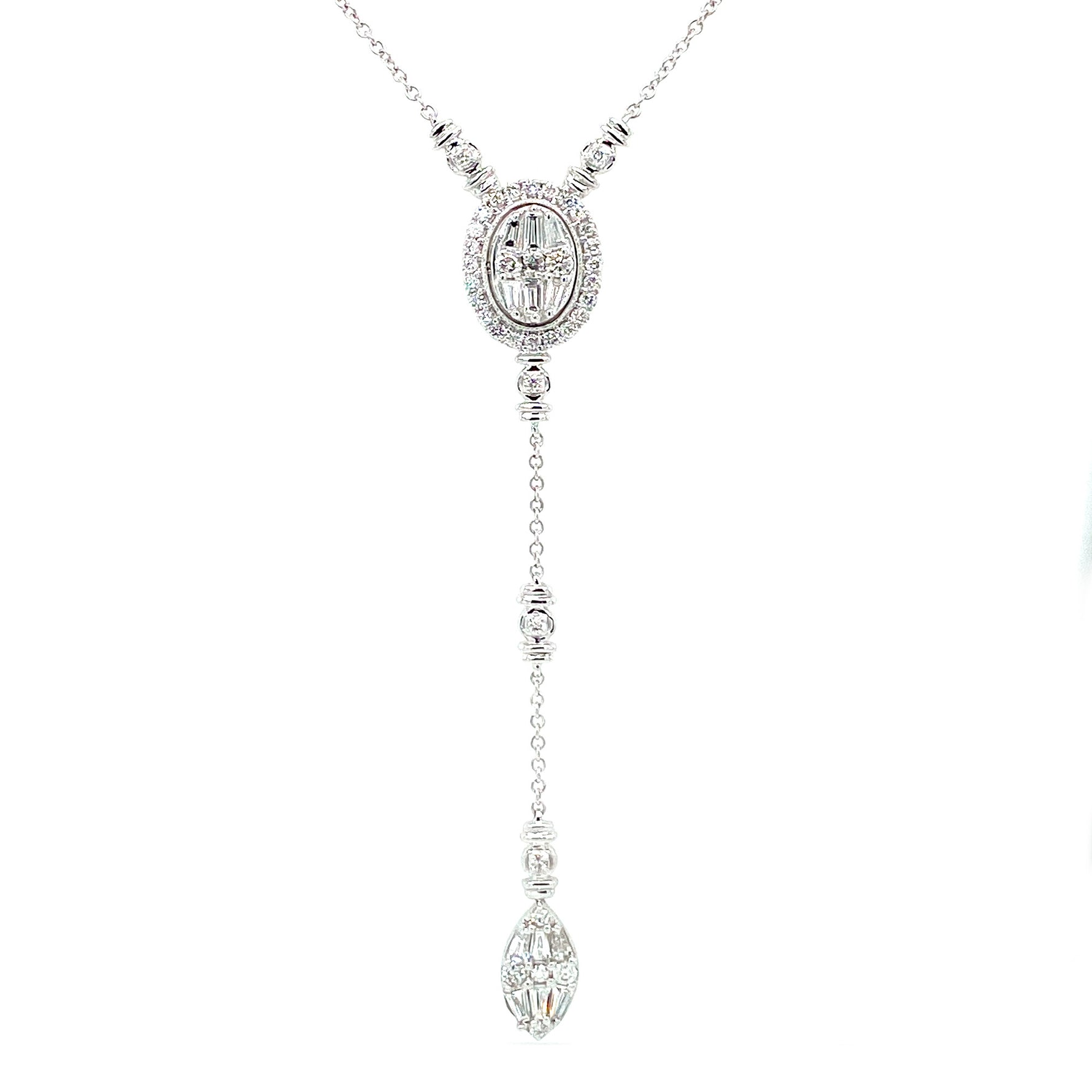 14K 0.90CT Diamond Necklace - Picasso Gold & Diamond Jewelry