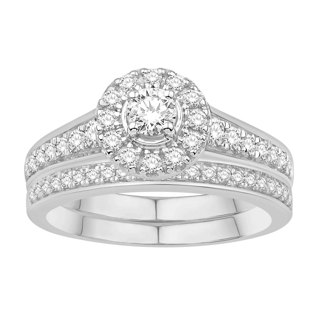 10 Karat White Gold 1.13 Carat Diamonds Round Aleena Pendant-0829265-WG - Picasso Gold & Diamond Jewelry