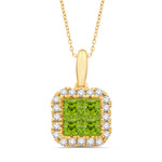 14 Karat Yellow Gold 0.99 Carat Diamonds Cushion Pendant-0832770-YG - Picasso Gold & Diamond Jewelry