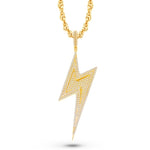 14 Karat All Yellow Gold 2.50 Carat Diamonds Flash HipHop Pendant-1025317-ALY - Picasso Gold & Diamond Jewelry
