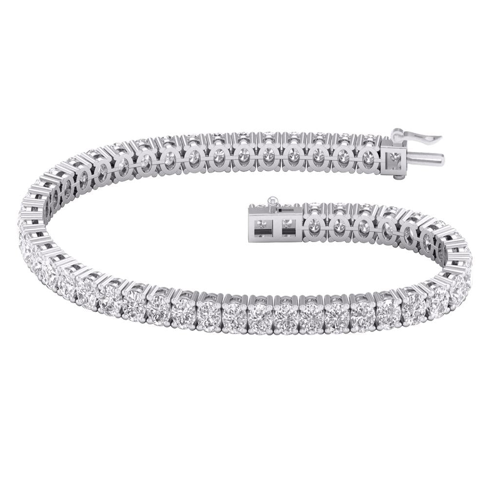14 Karat White Gold 10.00 Carat Diamonds Classic Ladies Bracelet-1227010-WG - Picasso Gold & Diamond Jewelry