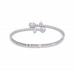14 Karat White Gold 1.43 Carat Diamonds Fashion Bangle-1332166-WG - Picasso Gold & Diamond Jewelry