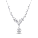 10KT White Gold 1.00 Carat Flower Endless Necklace - Picasso Gold & Diamond Jewelry