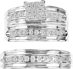 14K  0.53CT  Diamond TRIO SET - Picasso Gold & Diamond Jewelry