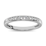 10K White Gold 1/5 Ct.Tw. Diamond Anniversary Band