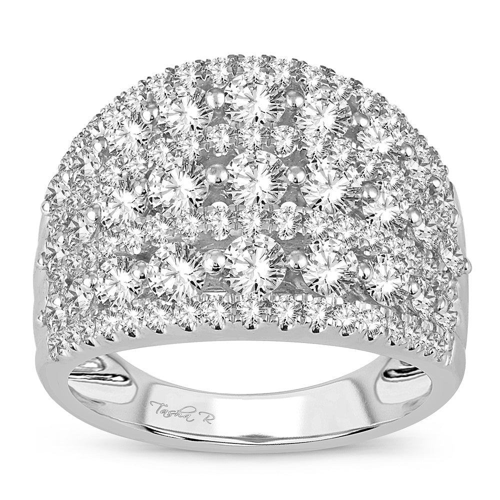 14K White Gold Ladies’ Diamond Band 2.00 CTW – H-I SI2-I1