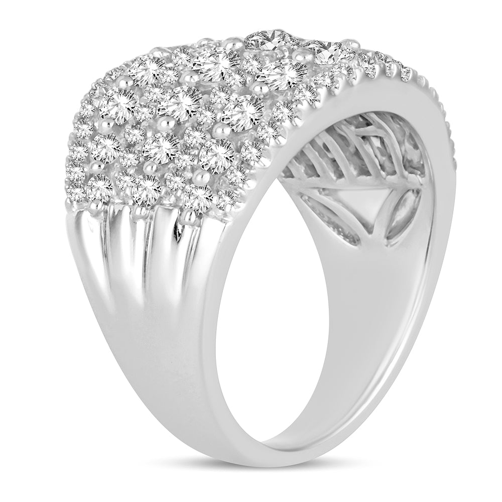 14K White Gold Ladies’ Diamond Band 2.00 CTW – H-I SI2-I1
