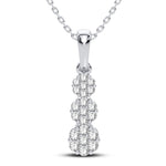 14K 0.25CT Diamond Pendant - Picasso Gold & Diamond Jewelry