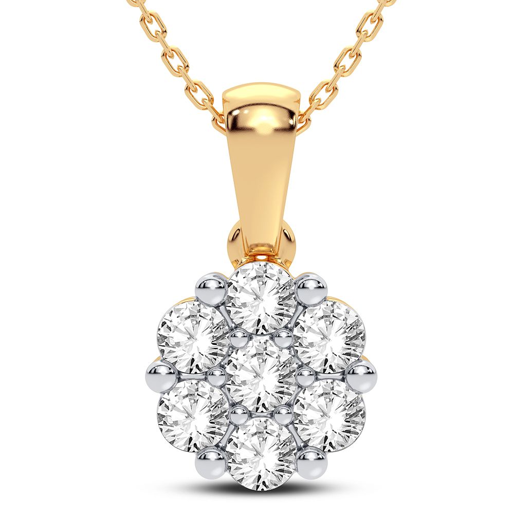 14K 1.00CT Diamond Pendant - Picasso Gold & Diamond Jewelry