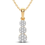 14K 0.25CT Diamond Pendant - Picasso Gold & Diamond Jewelry