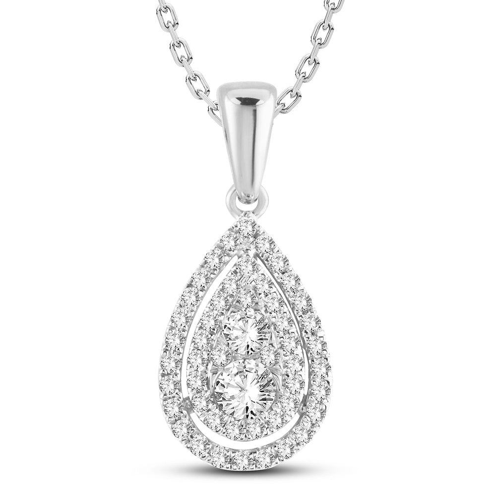 14K  0.40CT  Diamond  Pendant - Picasso Gold & Diamond Jewelry