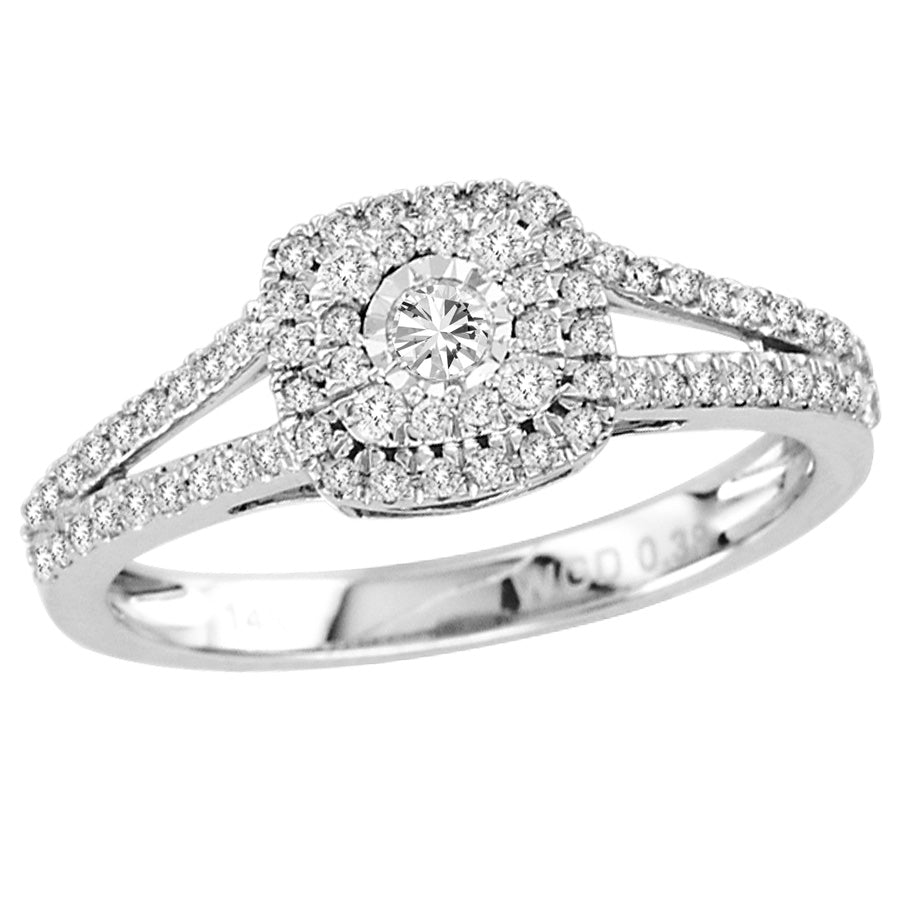 14K 0.38CT Diamond RING - Picasso Gold & Diamond Jewelry