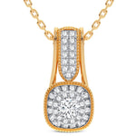 14k 0.20ct Diamond Pendant - Picasso Gold & Diamond Jewelry