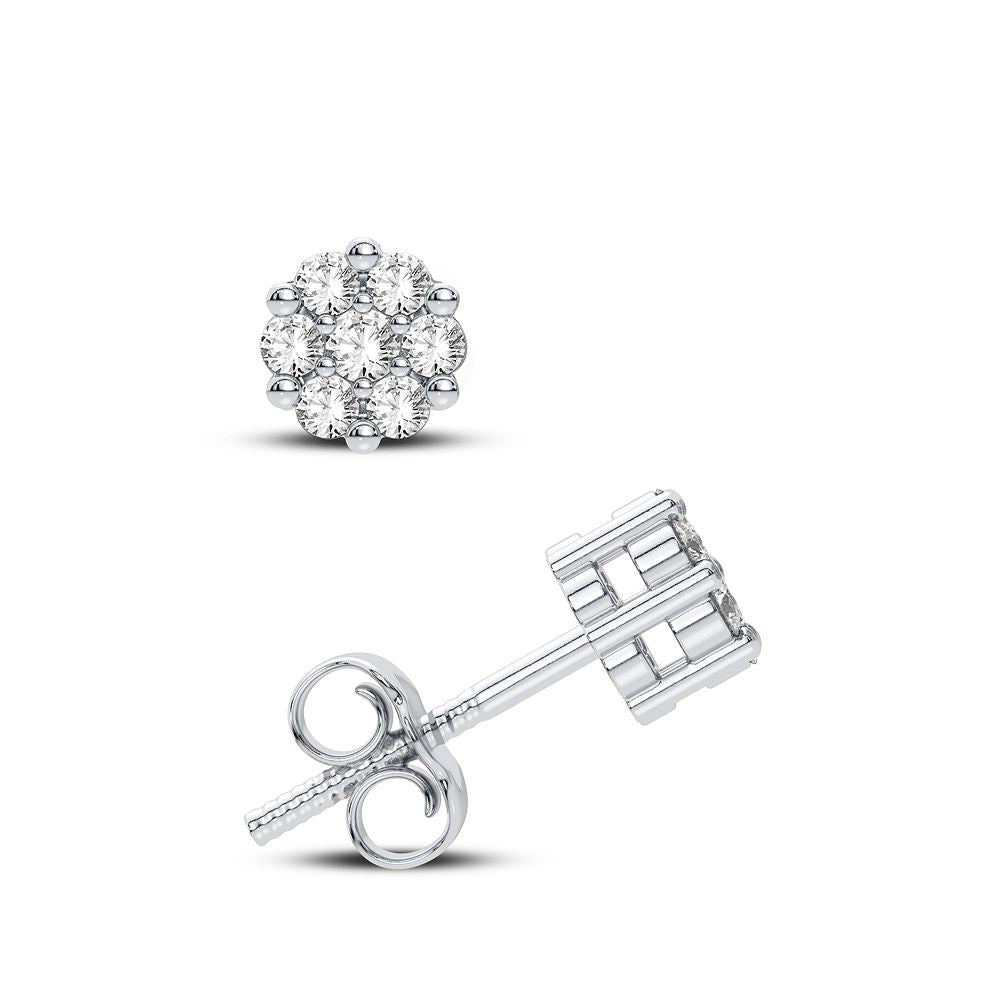 14K 0.25CT Diamond Earring and Pendant Set - Picasso Gold & Diamond Jewelry
