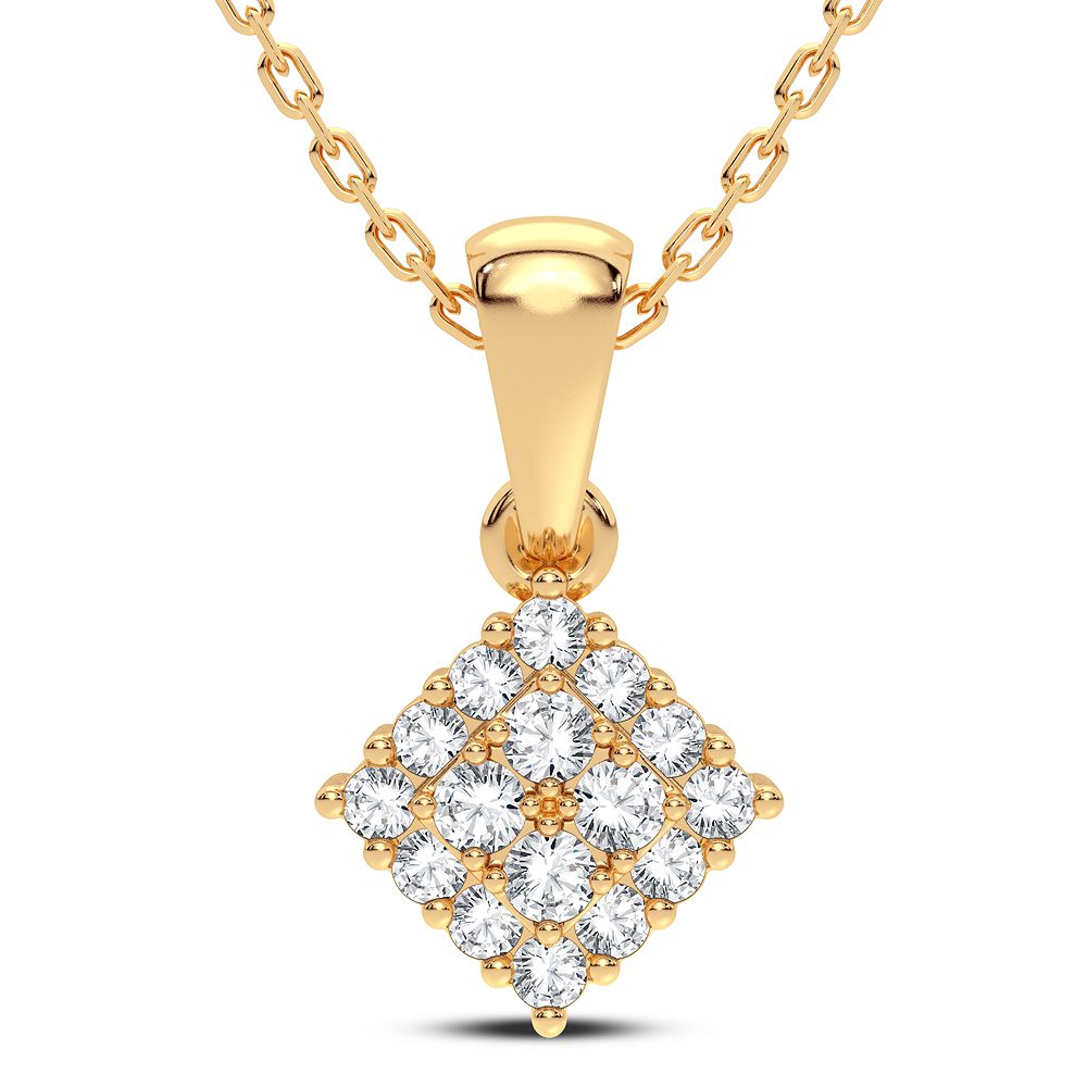 14K 0.16CT DIAMOND PENDANT - Picasso Gold & Diamond Jewelry