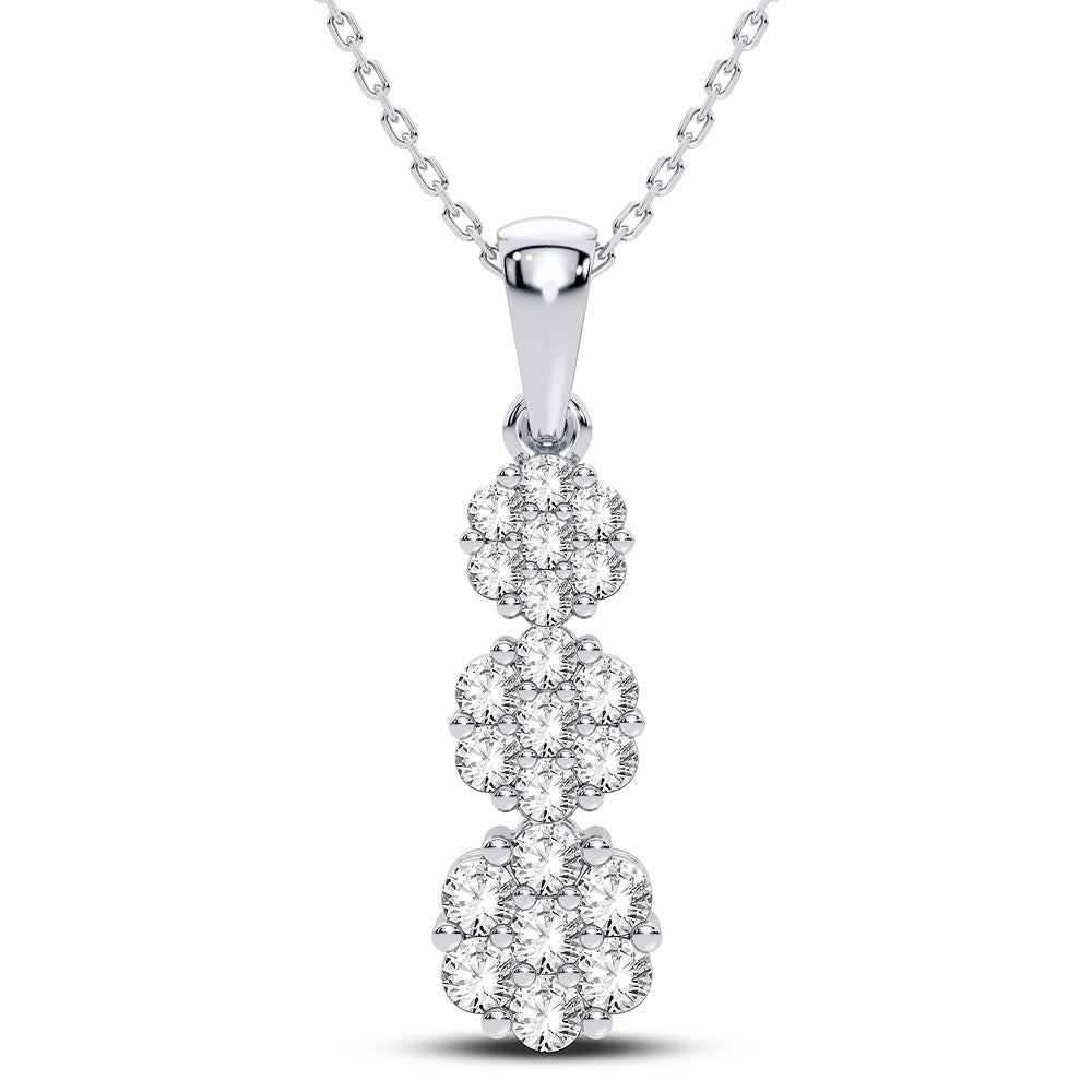 10K 0.75CT Diamond Pendant - Picasso Gold & Diamond Jewelry