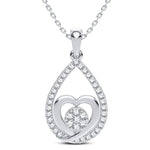 14K 0.25CT DIAMOND PENDANT - Picasso Gold & Diamond Jewelry