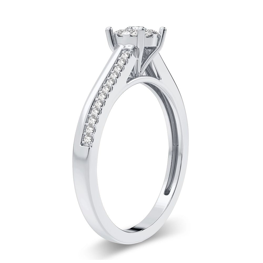 14K 0.20CT Diamond Ring - Picasso Gold & Diamond Jewelry