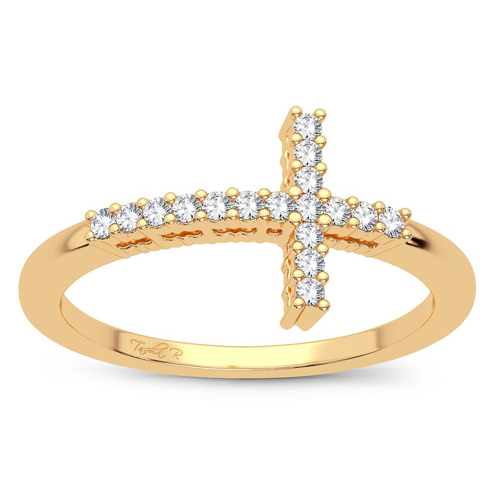 14K 0.11CT DIAMOND RING - Picasso Gold & Diamond Jewelry