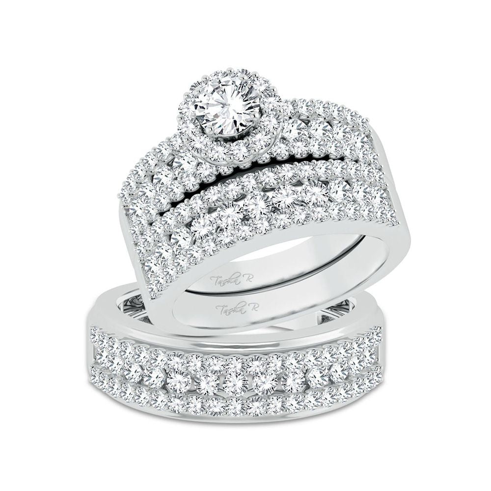 14K 3.01ct Diamond Trio Set - Picasso Gold & Diamond Jewelry