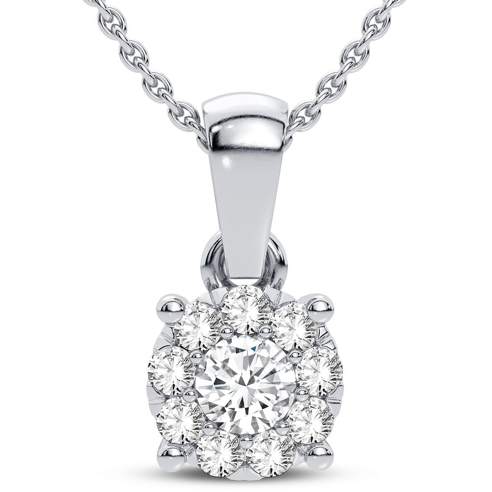 14K 0.25CT Diamond Pendant - Picasso Gold & Diamond Jewelry