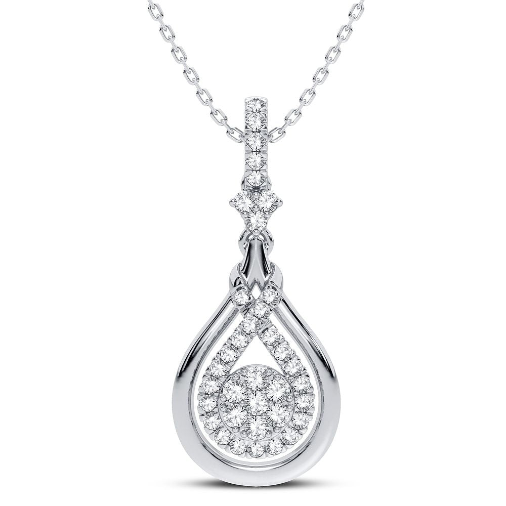 14K 0.33CT DIAMOND PENDANT - Picasso Gold & Diamond Jewelry