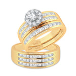 14K 1.62ct Diamond Trio Set - Picasso Gold & Diamond Jewelry