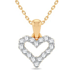 14K 0.25CT Diamond Pendant - Picasso Gold & Diamond Jewelry