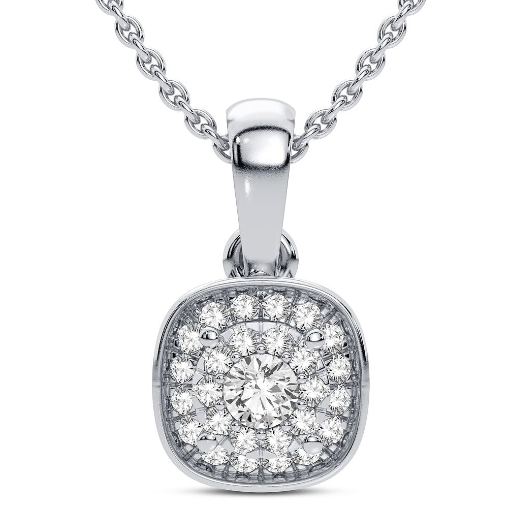 14K 0.13CT Diamond Pendant - Picasso Gold & Diamond Jewelry