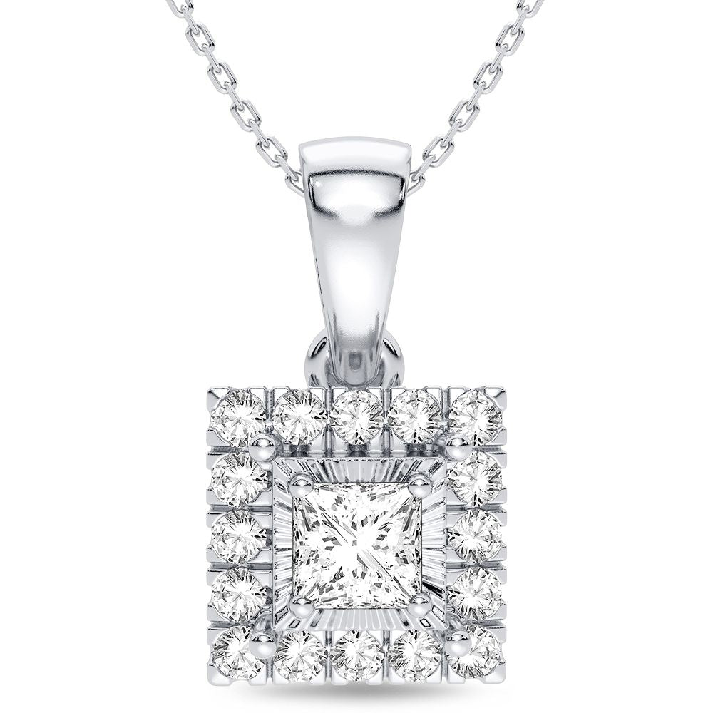 14K 0.25CT Diamond Pendant - Picasso Gold & Diamond Jewelry