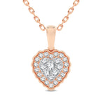 14K 0.33CT Diamond Pendant - Picasso Gold & Diamond Jewelry