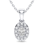 14K 0.25CT Diamond Pendant - Picasso Gold & Diamond Jewelry