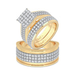 14K 2.00CT Diamond Trio Set - Picasso Gold & Diamond Jewelry