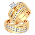 14K 1.13CT DIAMOND TRIO SET - Picasso Gold & Diamond Jewelry