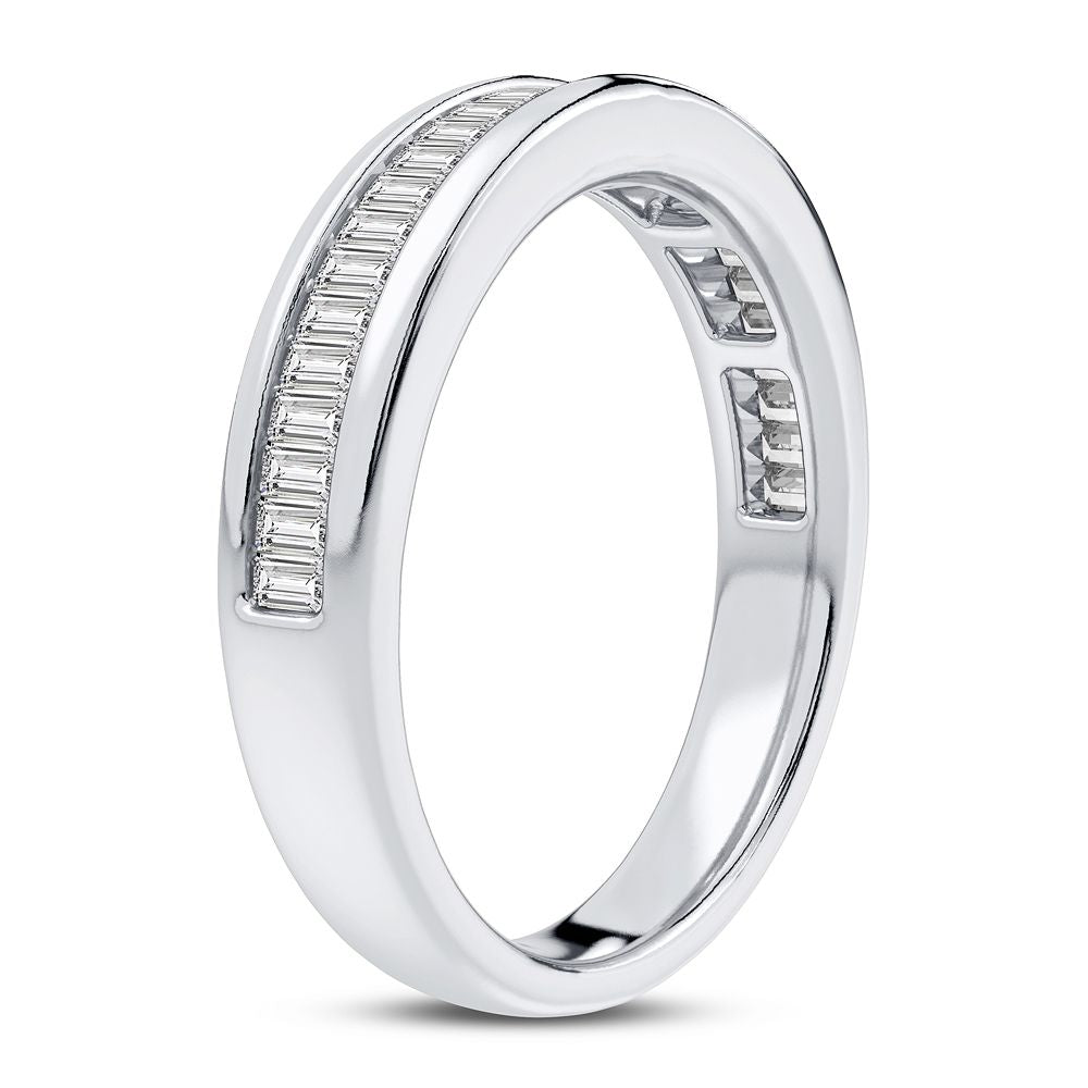 10K White Gold Diamond Band 0.50 CTW