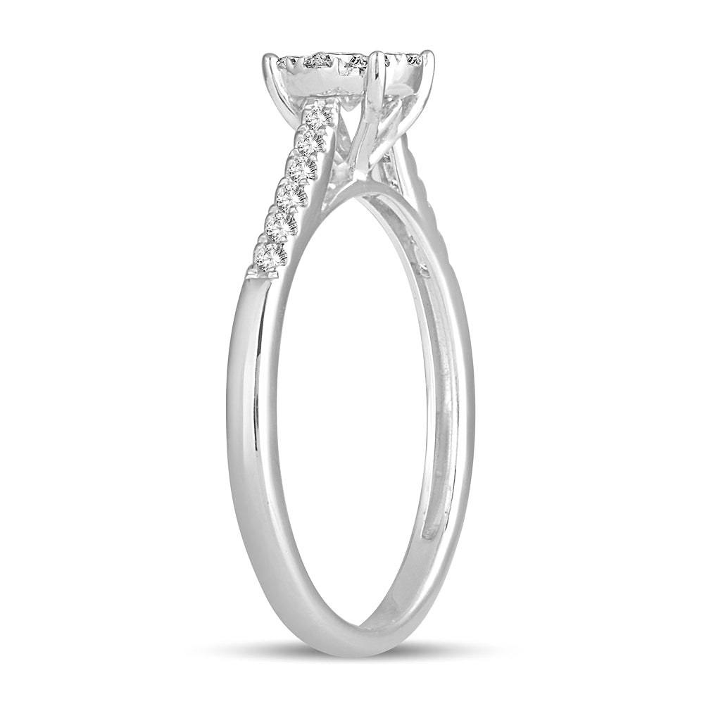 14K 0.35CT Diamond ring - Picasso Gold & Diamond Jewelry