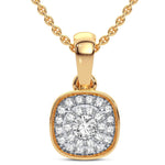 14K 0.13CT Diamond Pendant - Picasso Gold & Diamond Jewelry
