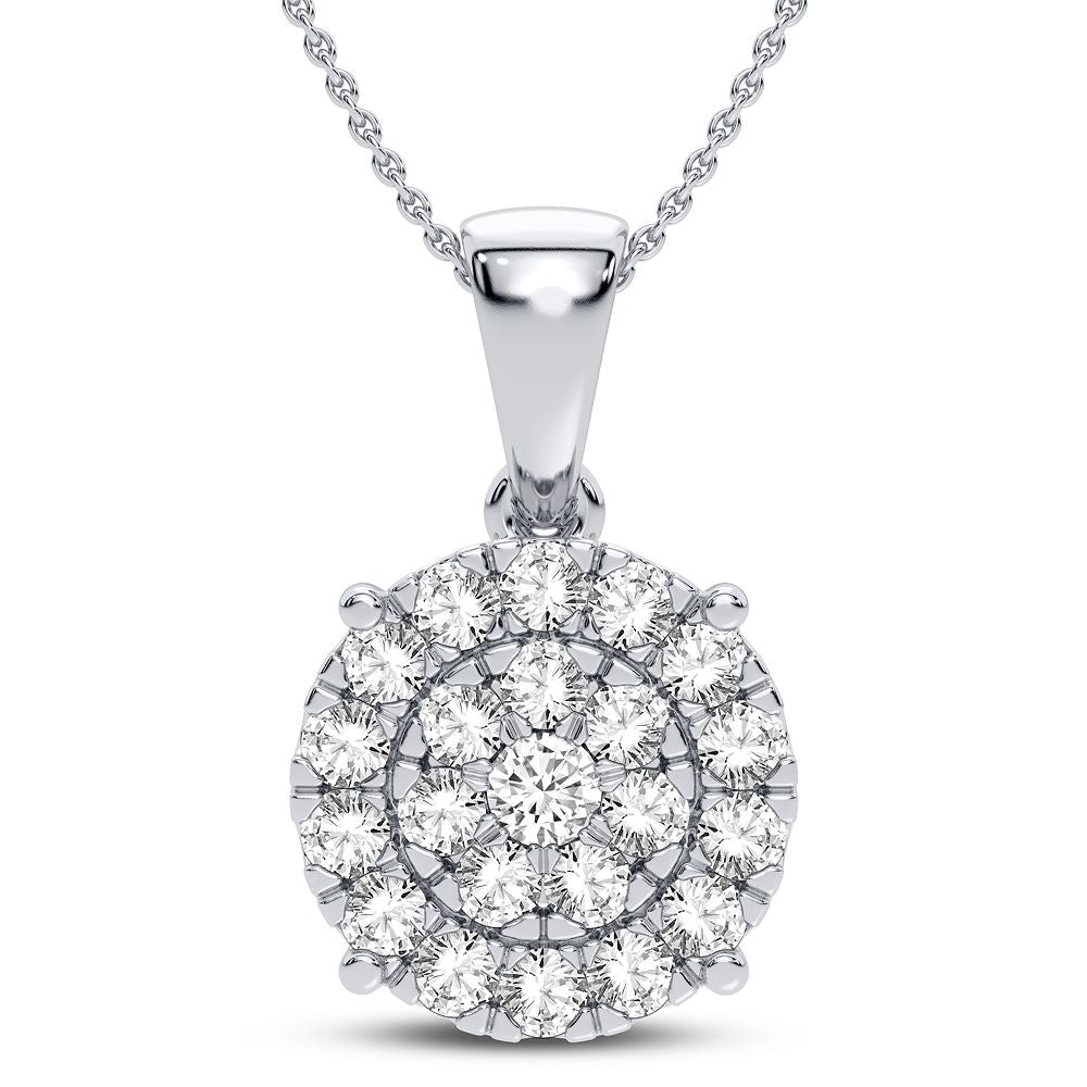 10K 1.00CT DIAMOND PENDANT - Picasso Gold & Diamond Jewelry
