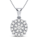 10K 1.00CT DIAMOND PENDANT - Picasso Gold & Diamond Jewelry