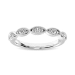 Diamond 1/5 Ct.Tw. Stack Band in 14K White Gold