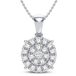 10K 0.75CT DAIMOND PENDANT - Picasso Gold & Diamond Jewelry