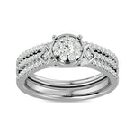 Diamond 1/2 Ct.tw Bridal Ring in 14K White Gold