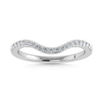 14K White Gold 1/6 Ct.Tw. Diamond Fashion Band