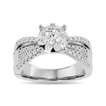 Diamond 1 Ct.Tw. Engagement Ring in 14K White Gold