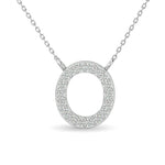 10KT WHITE GOLD 1/12CT.TW DIAMOND PENDANT