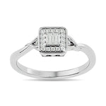 Diamond 1/6 Ct.tw Promise Ring in 10K White Gold