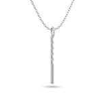 10KT WHITE GOLD 1/10CT.TW DIAMOND PENDANT