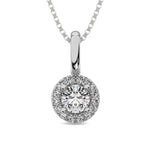 Diamond 1/5 Ct.tw Round Cut Fashion Pendant in 10K White Gold