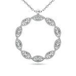 Diamond 1/10 Ct.tw Fashion Pendant in 10K White Gold